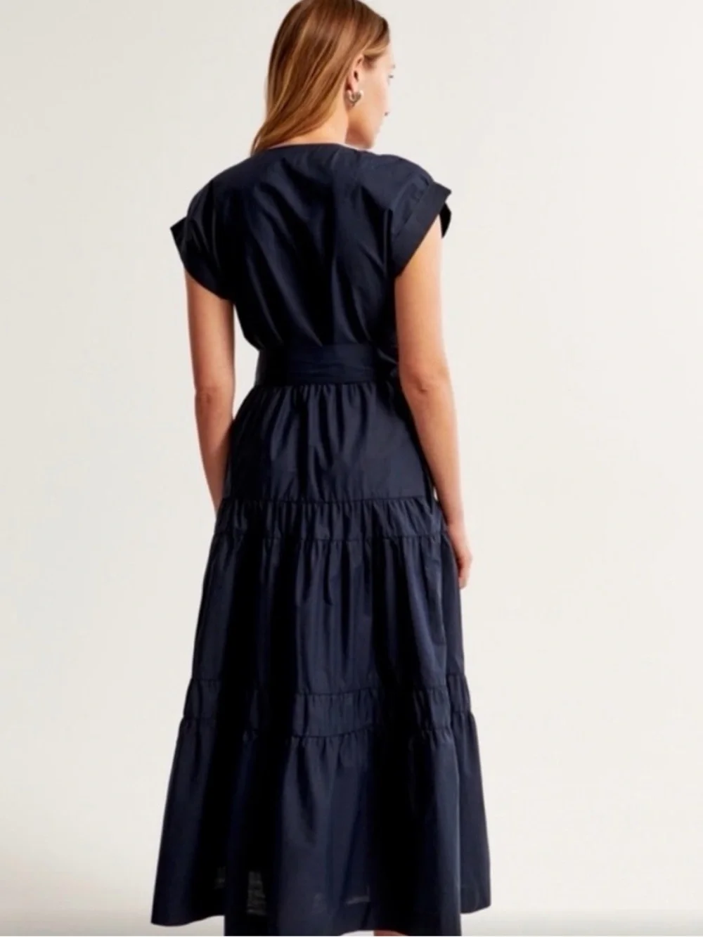 Abercrombie & Fitch Navy Blue Maxi Dress